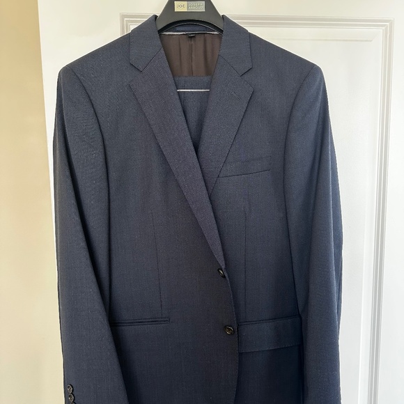 J.Crew Wool Navy Suit - Picture 1 of 7